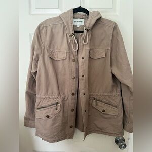 Orvis Women’s Tan Cotton Utility Jacket Size L – Field Jacket